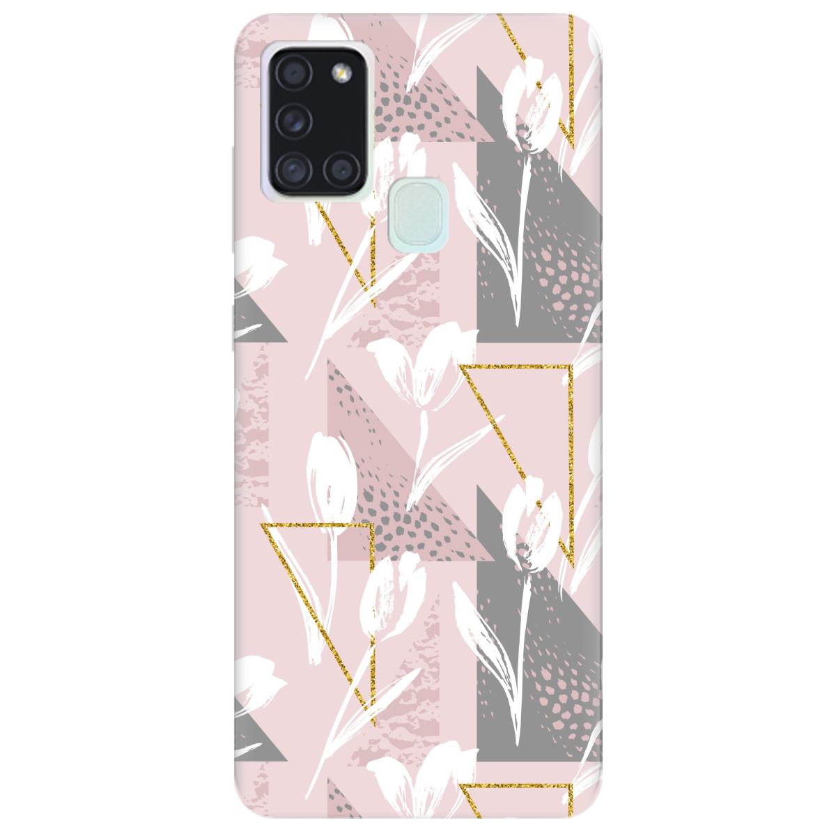 Чехол для Samsung Galaxy A21s White tulips - фото 1 - Чехлы для телефонов