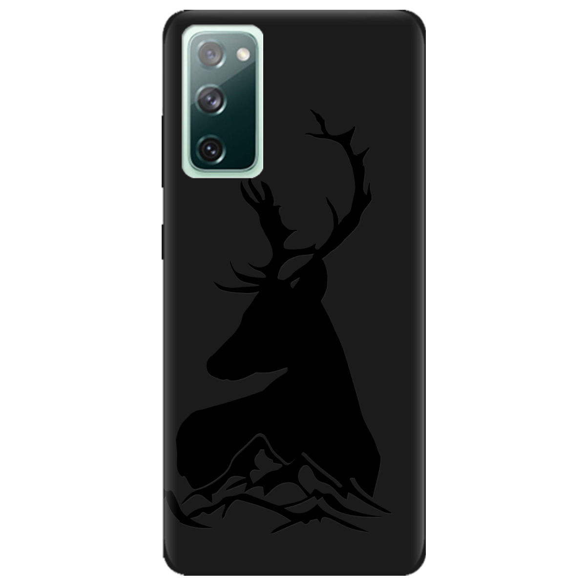 Чехол для Samsung Galaxy S20 FE черный матовый soft touch Moral - фото 1 - Чехлы для телефонов