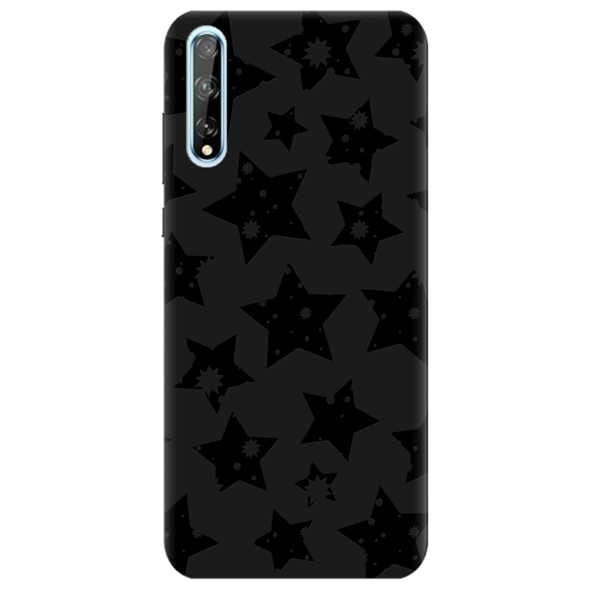 Чехол для Huawei P Smart S черный матовый soft touch Black Star - фото 1 - Чехлы для телефонов