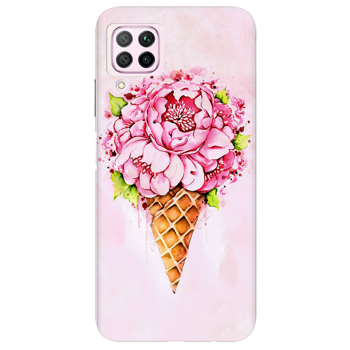 Чехол для Huawei P40 Lite Ice cream - фото 1 Чехол для Huawei P40 Lite Ice cream - фото 1 - Чехлы для телефонов