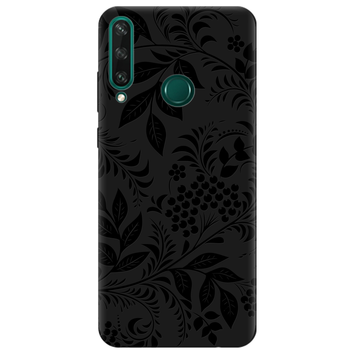 Чохол для Huawei Y6p чорний матовий soft touch Art - фото 1 - Чохли для телефонів