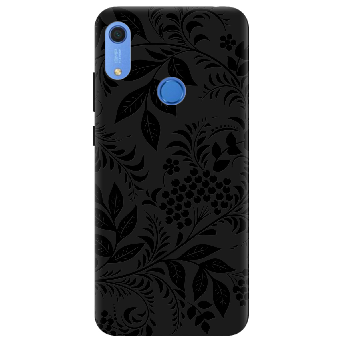 Чехол для Huawei Y6s черный матовый soft touch Art - фото 1 Чехол для Huawei Y6s черный матовый soft touch Art - фото 1 - Чехлы для телефонов