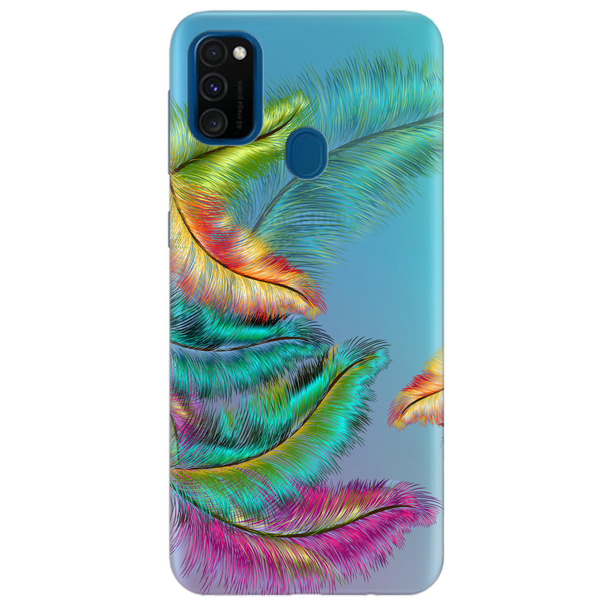 Чохол для Samsung Galaxy M21 Пух - фото 1 Чохол для Samsung Galaxy M21 Пух - фото 1 - Чохли для телефонів