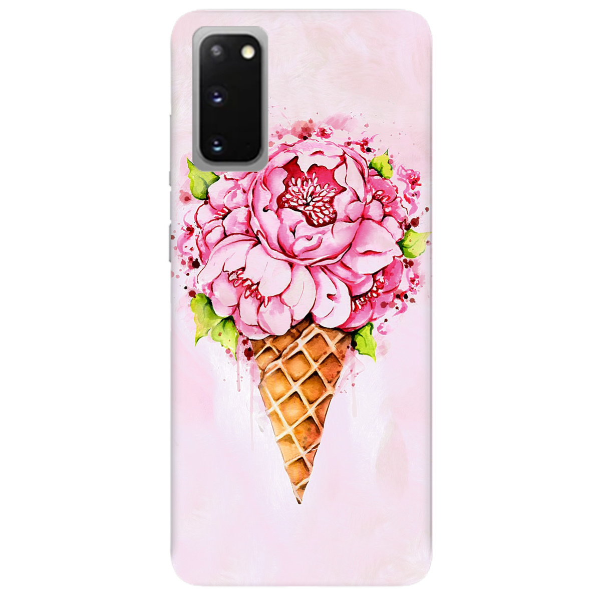 Чехол для Samsung Galaxy S20 Ice cream - фото 1 Чехол для Samsung Galaxy S20 Ice cream - фото 1 - Чехлы для телефонов
