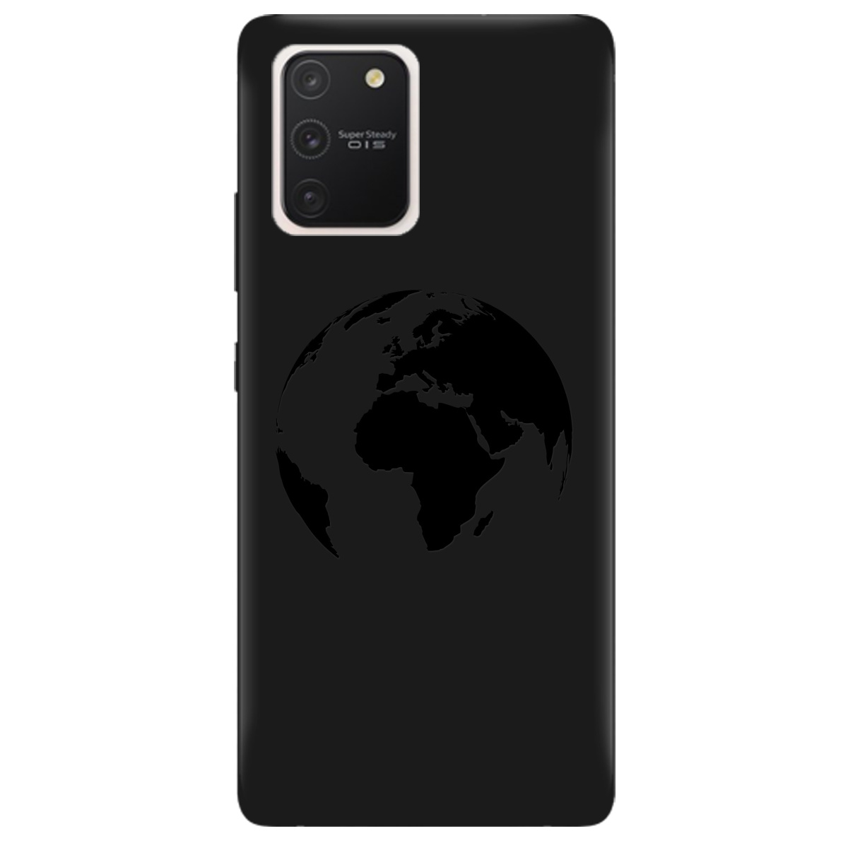 Чехол для Samsung Galaxy S10 Lite черный матовый soft touch Planet - фото 1 - Чехлы для телефонов