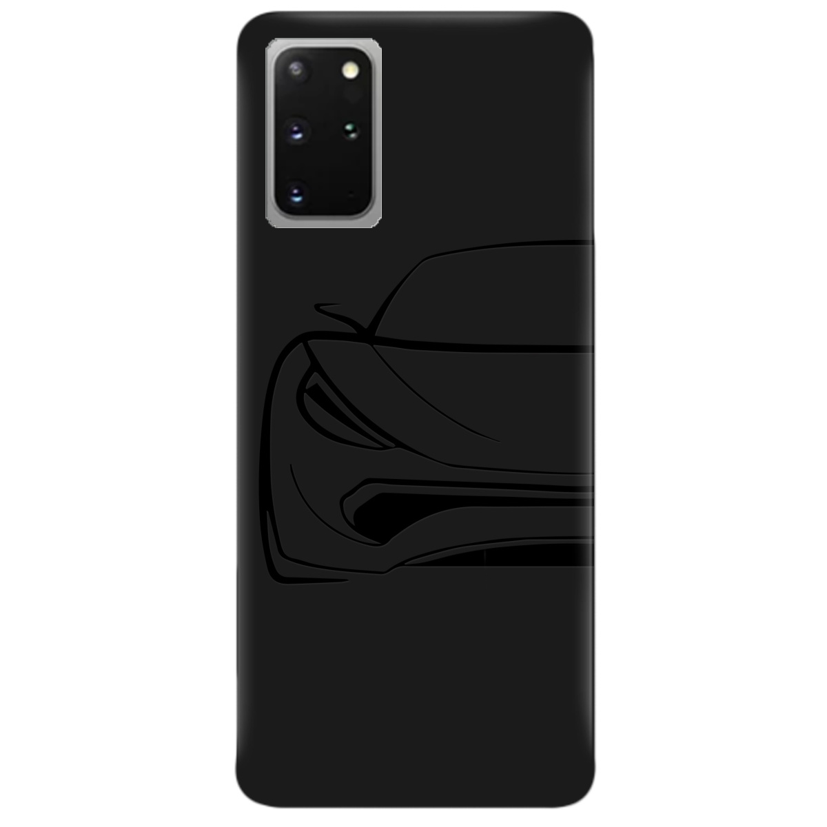 Чехол для Samsung Galaxy S20 Plus черный матовый soft touch Sport Car - фото 1 - Чехлы для телефонов