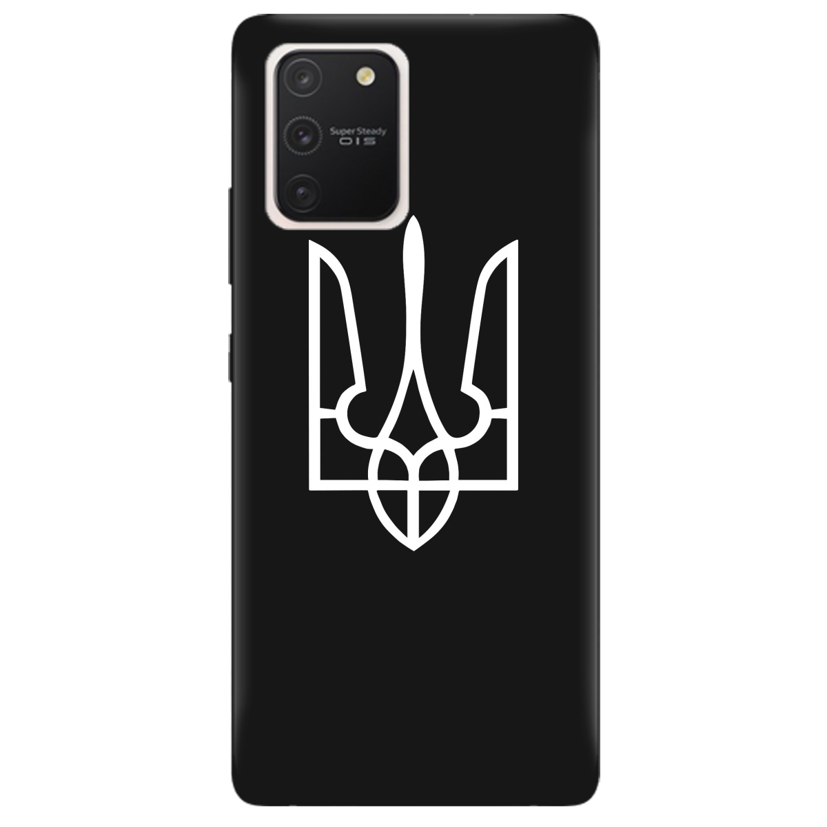 Чехол для Samsung Galaxy S10 Lite черный матовый soft touch Gerb - фото 1 - Чехлы для телефонов