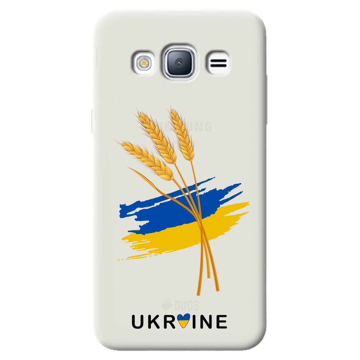 Чехол для Samsung Galaxy J3 2016 полупрозрачный матовый soft touch Spikelets - фото 1 - Чехлы для телефонов