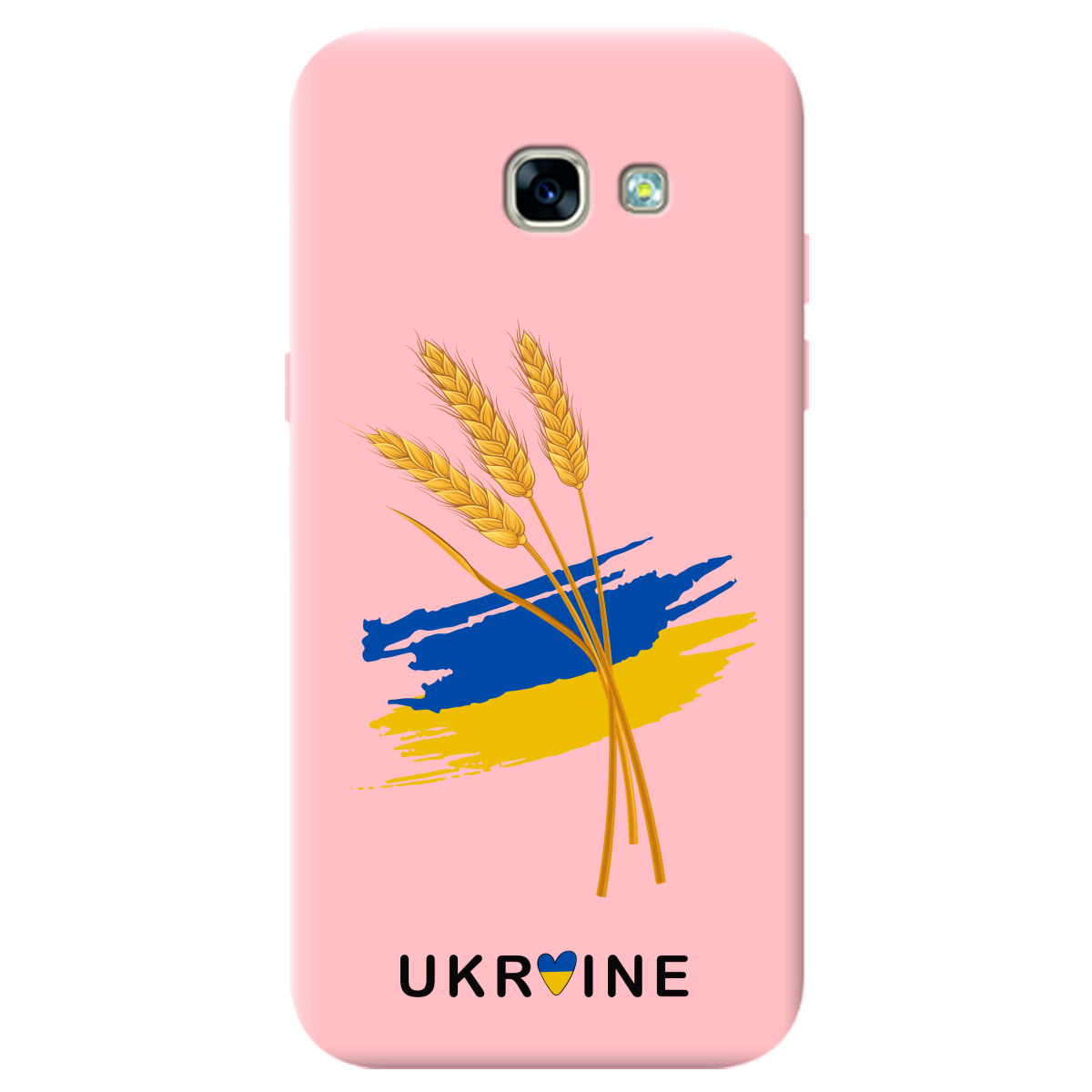 Чехол для Samsung Galaxy A5 2017 нежно-розовый матовый soft touch Spikelets - фото 1 Чехол для Samsung Galaxy A5 2017 нежно-розовый матовый soft touch Spikelets - фото 1 - Чехлы для телефонов