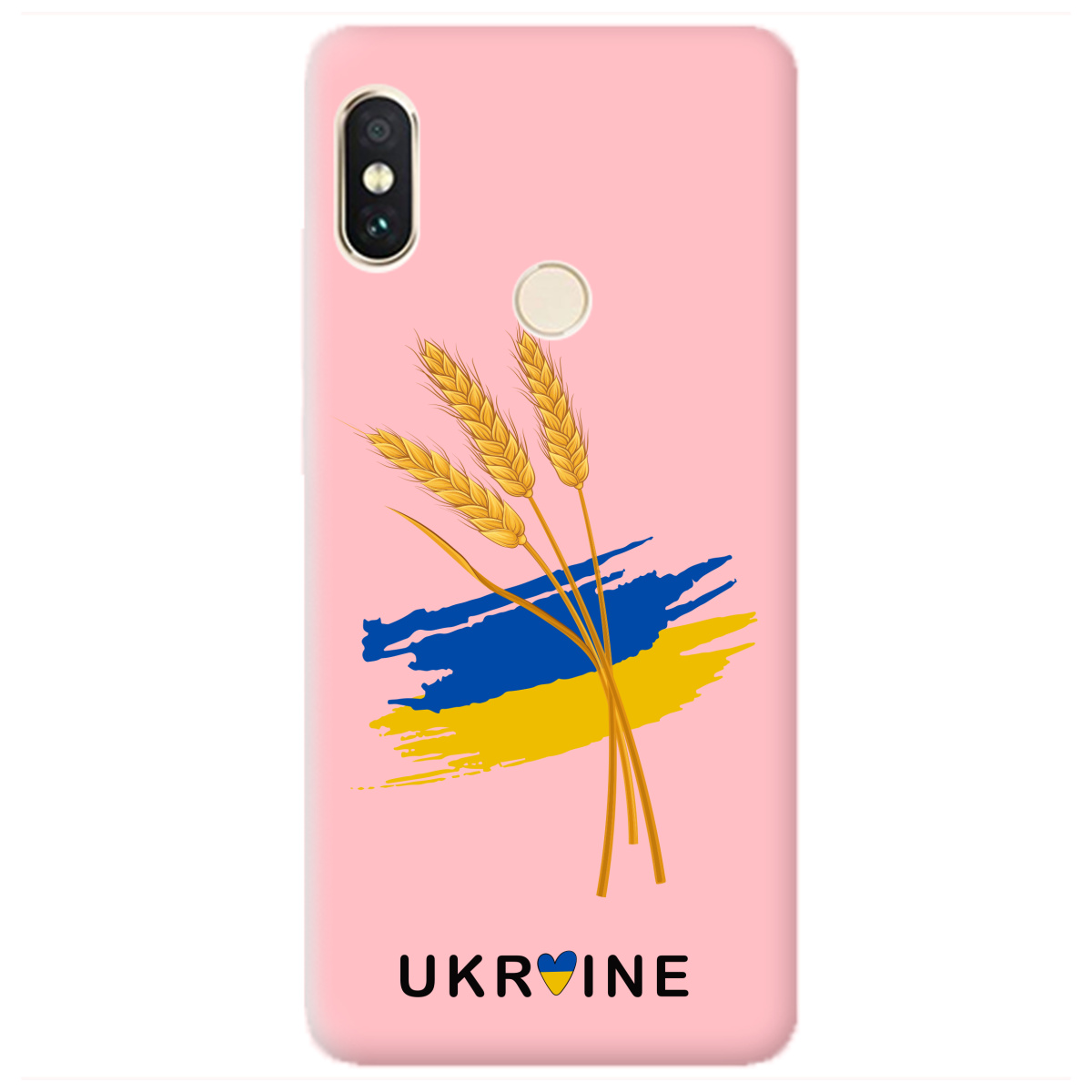 Чохол для Xiaomi Redmi Note 5 ніжно-рожевий матовий soft touch Spikelets - фото 1 - Чохли для телефонів