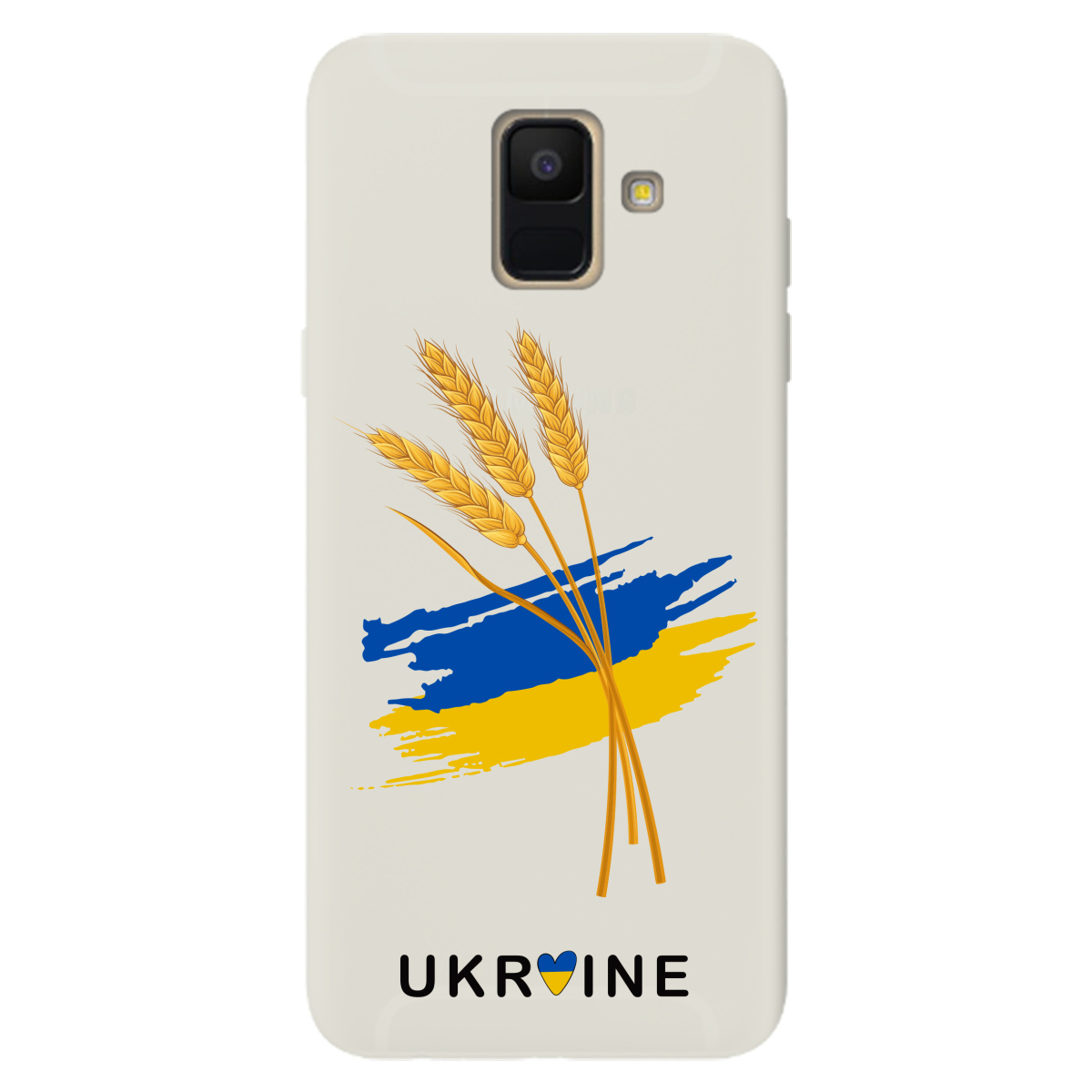 Чехол для Samsung Galaxy A6 2018 полупрозрачный матовый soft touch Spikelets - фото 1 Чехол для Samsung Galaxy A6 2018 полупрозрачный матовый soft touch Spikelets - фото 1 - Чехлы для телефонов