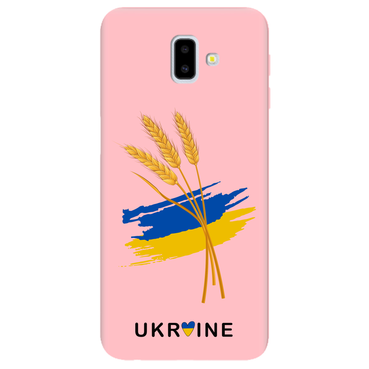 Чохол для Samsung Galaxy J6 Plus 2018 ніжно-рожевий матовий soft touch Spikelets - фото 1 - Чохли для телефонів