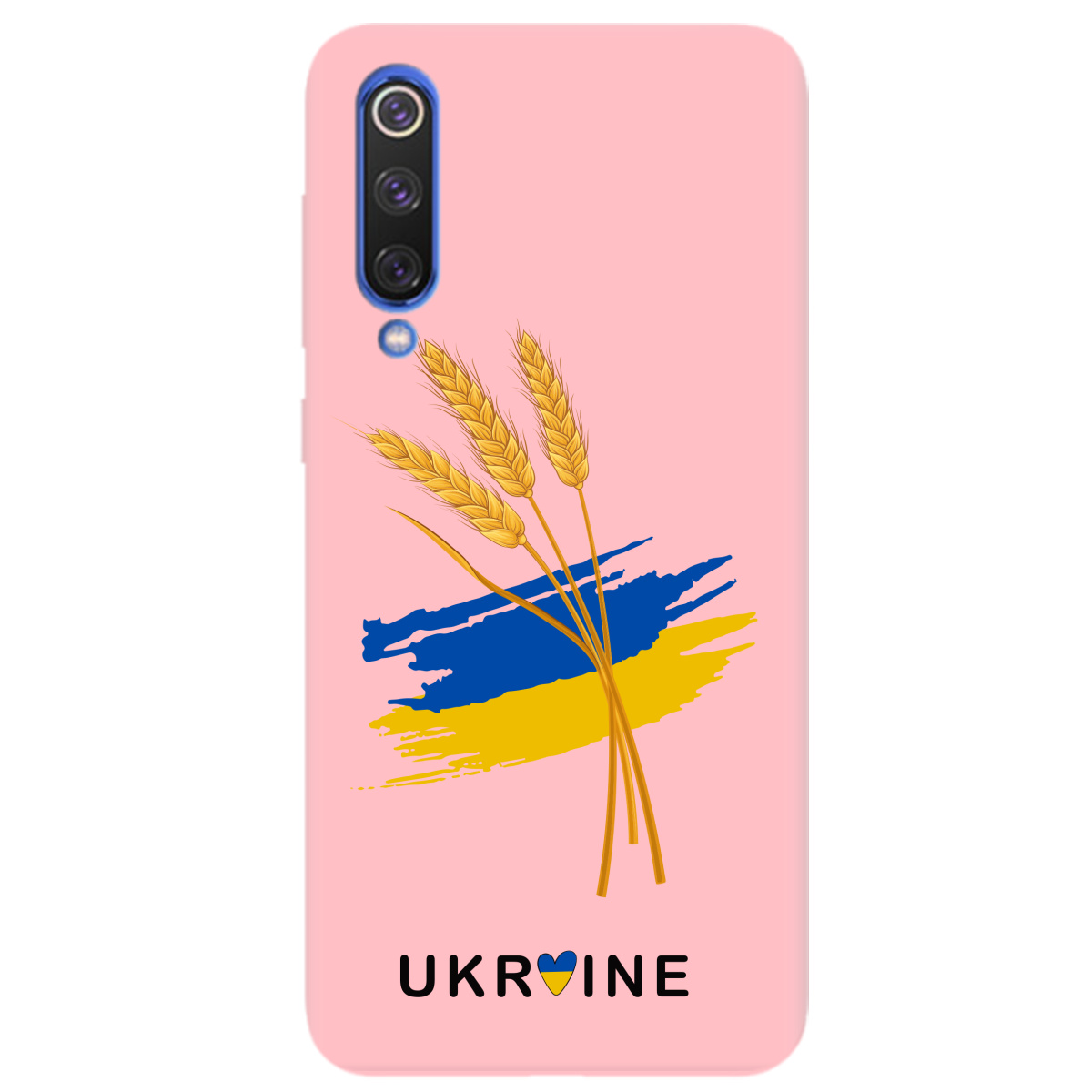 Чехол для Xiaomi Mi 9 нежно-розовый матовый soft touch Spikelets - фото 1 - Чехлы для телефонов