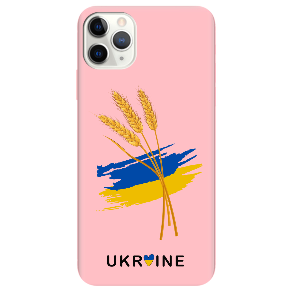Чохол для Apple iPhone 11 Pro Max ніжно-рожевий матовий soft touch Spikelets - фото 1 - Чохли для телефонів