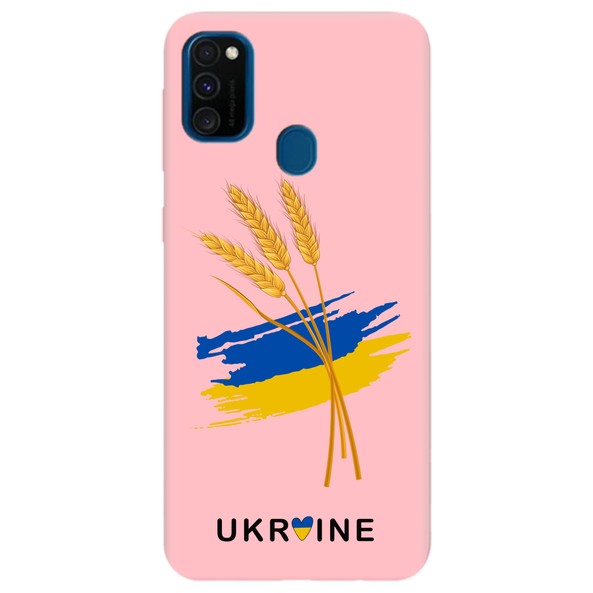 Чохол для Samsung Galaxy M30s ніжно-рожевий матовий soft touch Spikelets - фото 1 - Чохли для телефонів