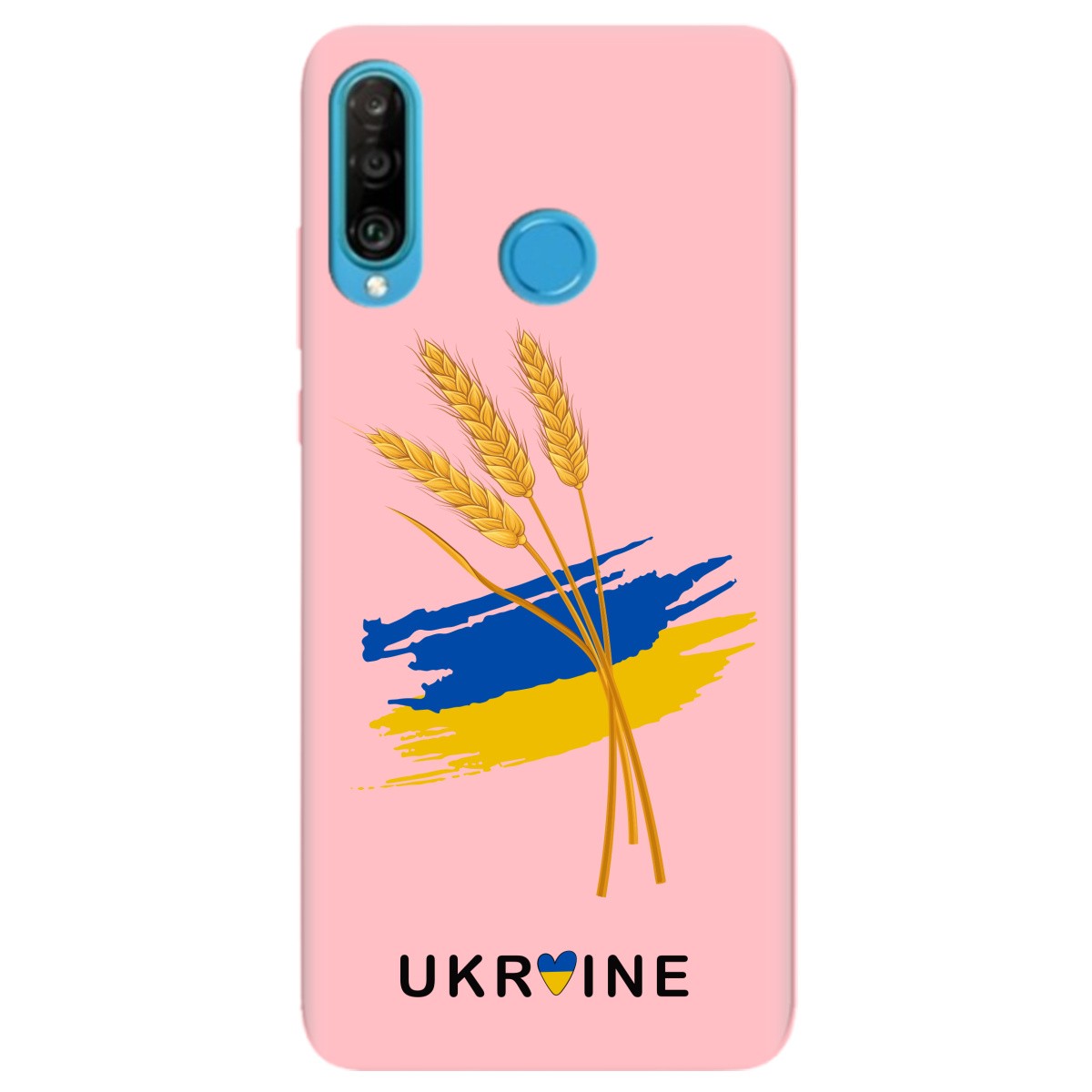 Чохол для Huawei P30 Lite ніжно-рожевий матовий soft touch Spikelets - фото 1 Чохол для Huawei P30 Lite ніжно-рожевий матовий soft touch Spikelets - фото 1 - Чохли для телефонів