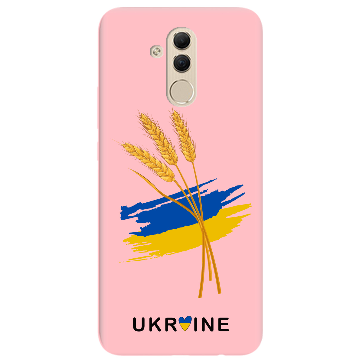 Чехол для Huawei Mate 20 Lite нежно-розовый матовый soft touch Spikelets - фото 1 - Чехлы для телефонов