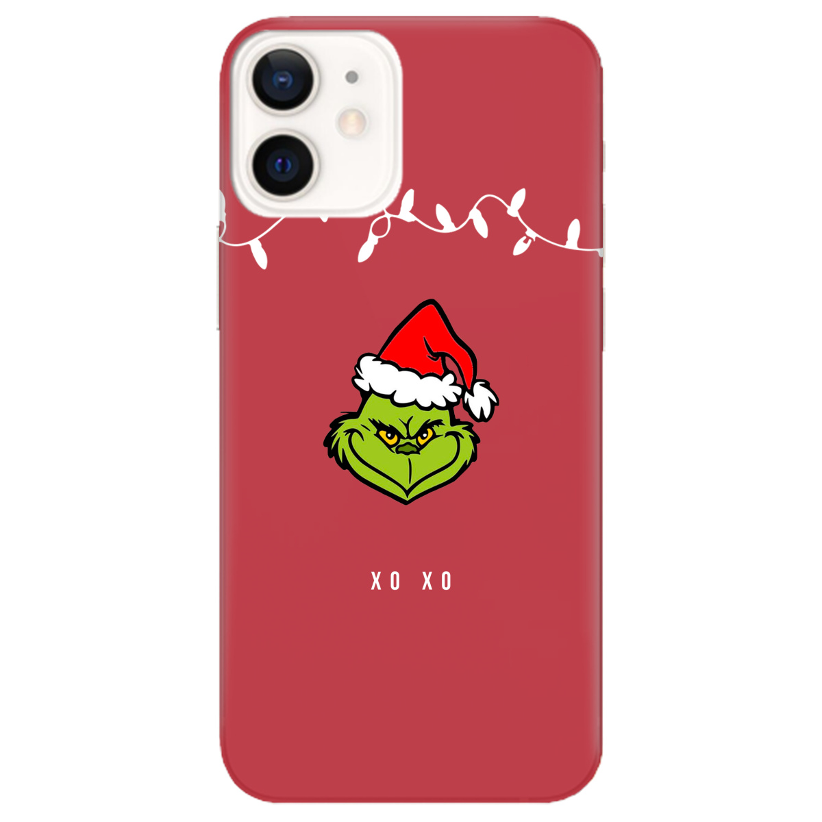 Чехол для Apple iPhone 12 Mini Grinch xo xo - фото 1 - Чехлы для телефонов