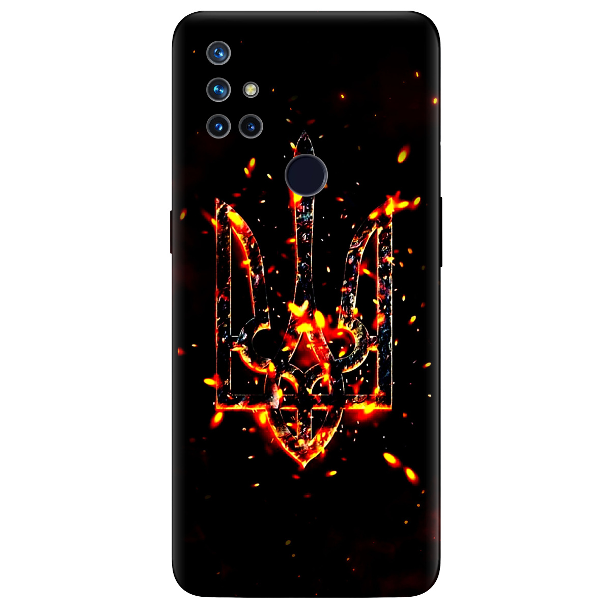 Чохол для OnePlus Nord N10 5G Вогонь - фото 1 - Чохли для телефонів