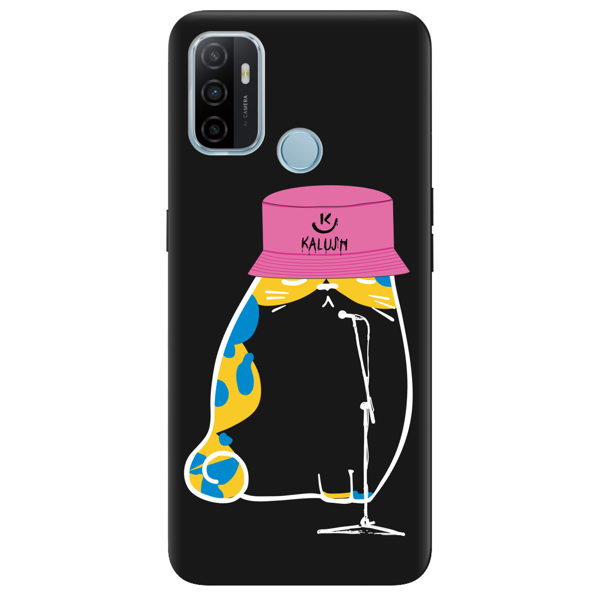 Чохол для Oppo A53/ A32/ A33 чорний матовий soft touch Калуш - фото 1 - Чохли для телефонів