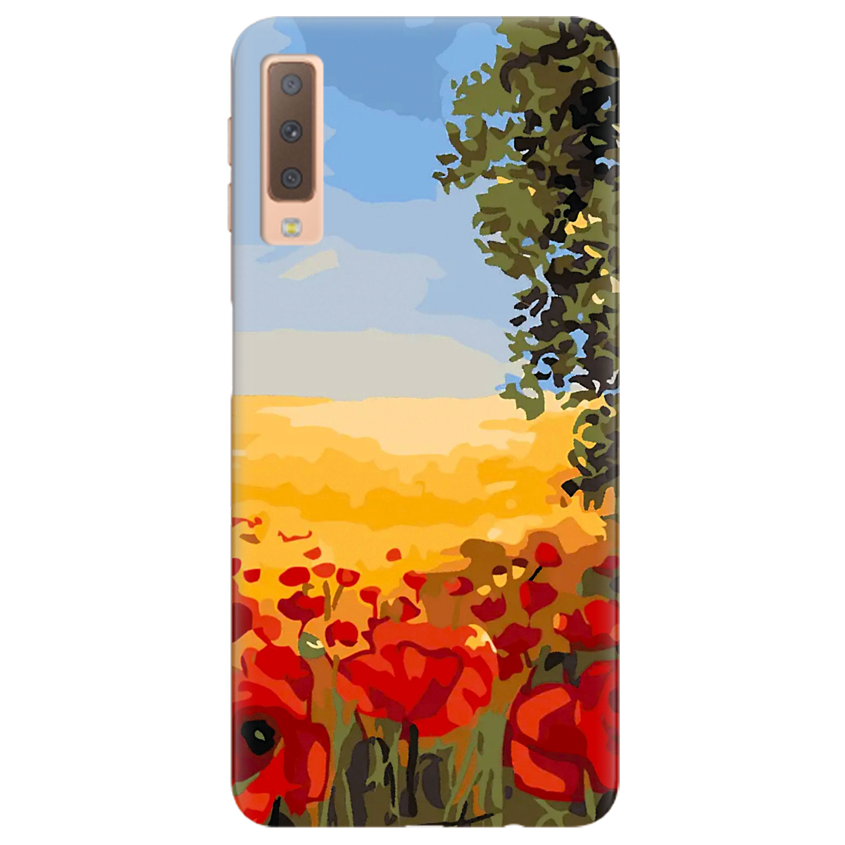 Чохол для Samsung Galaxy A7 2018 Рідна моя Україна - фото 1 - Чохли для телефонів