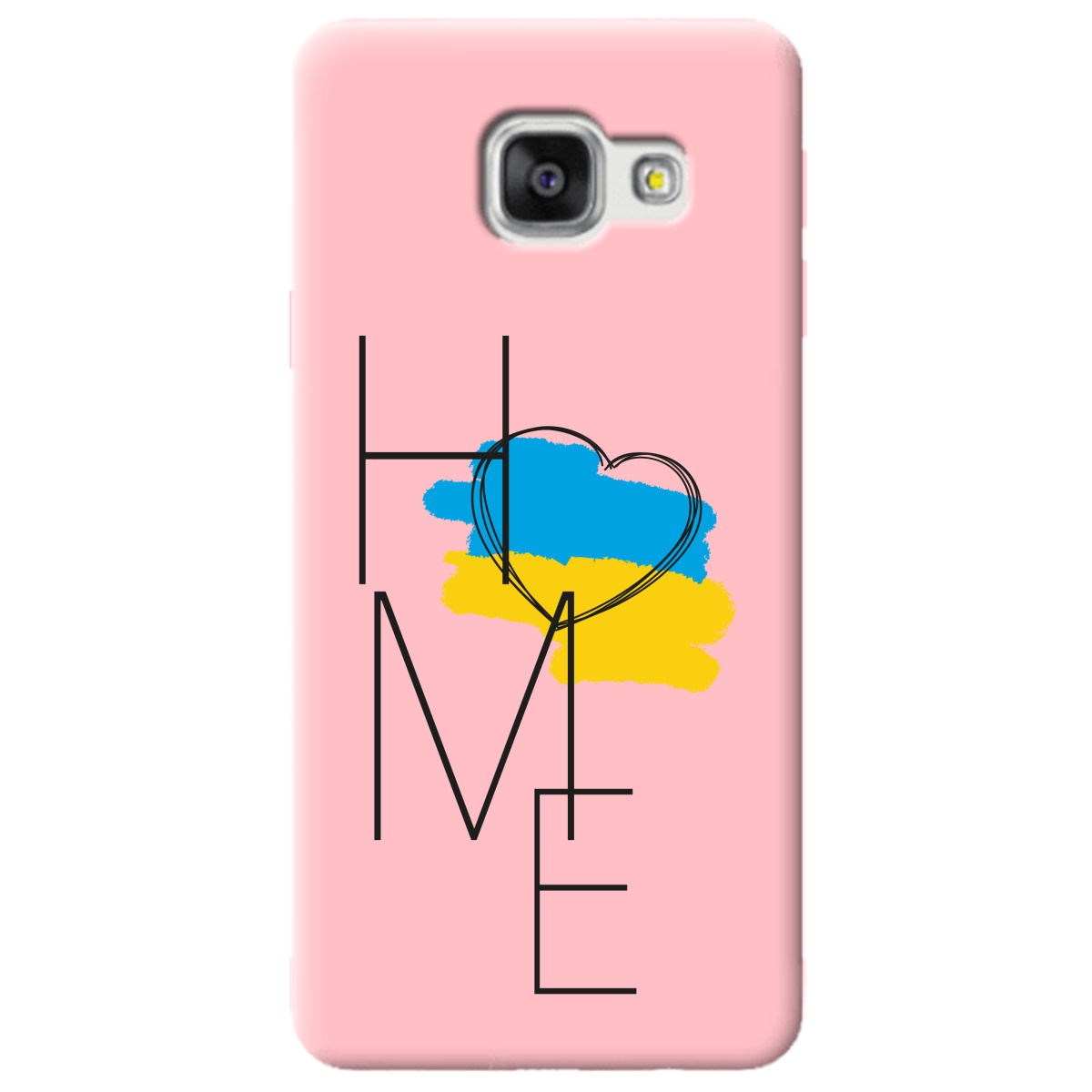 Чехол для Samsung Galaxy A3 2016 нежно-розовый матовый soft touch Home - фото 1 Чехол для Samsung Galaxy A3 2016 нежно-розовый матовый soft touch Home - фото 1 - Чехлы для телефонов