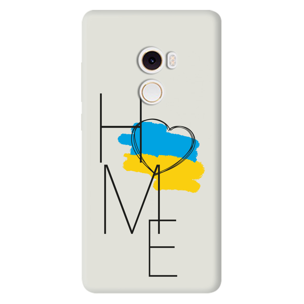 Чохол для Xiaomi Mi Mix 2 напівпрозорий матовий soft touch Home - фото 1 - Чохли для телефонів