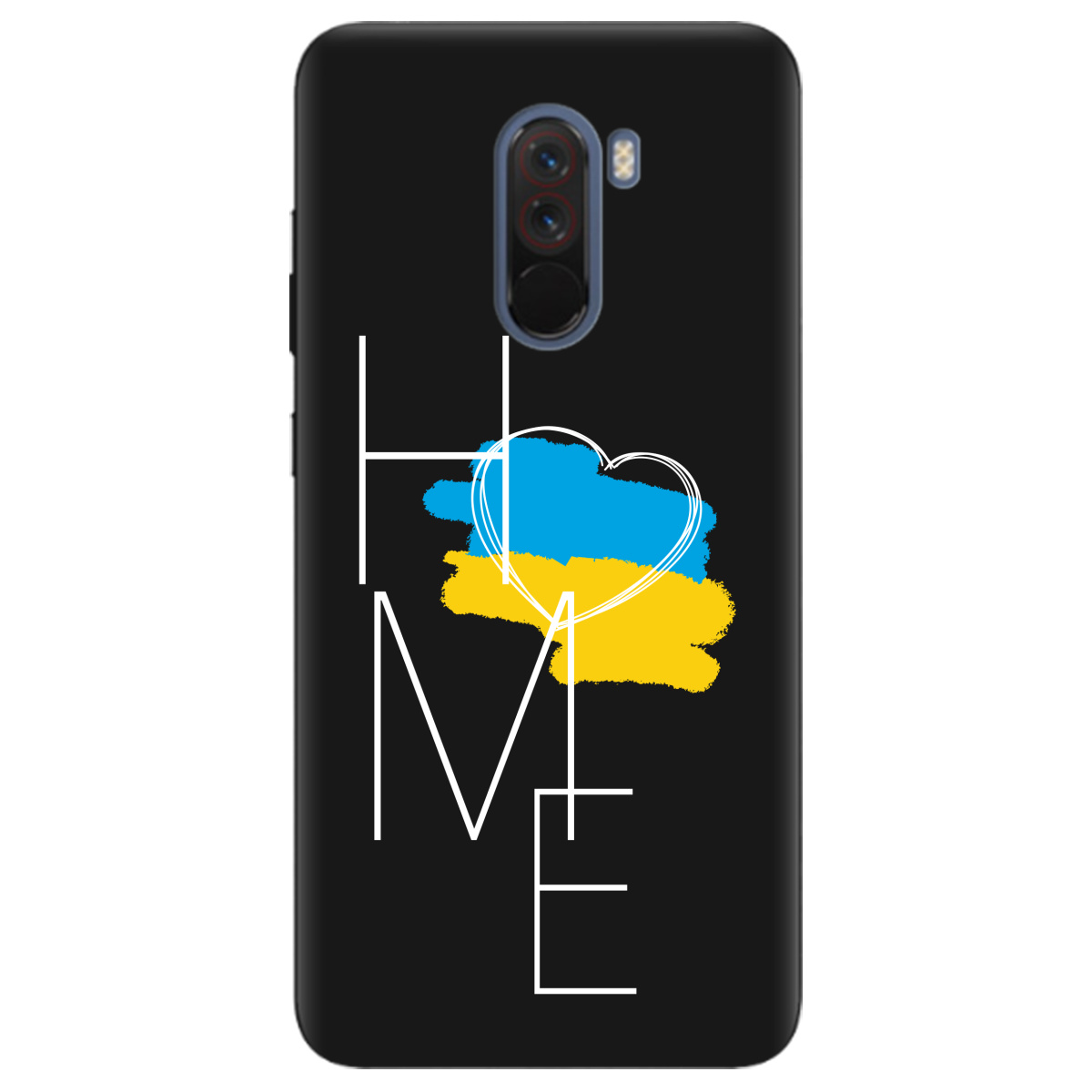Чехол для Xiaomi Pocophone F1 черный матовый soft touch Дім - фото 1 Чехол для Xiaomi Pocophone F1 черный матовый soft touch Дім - фото 1 - Чехлы для телефонов