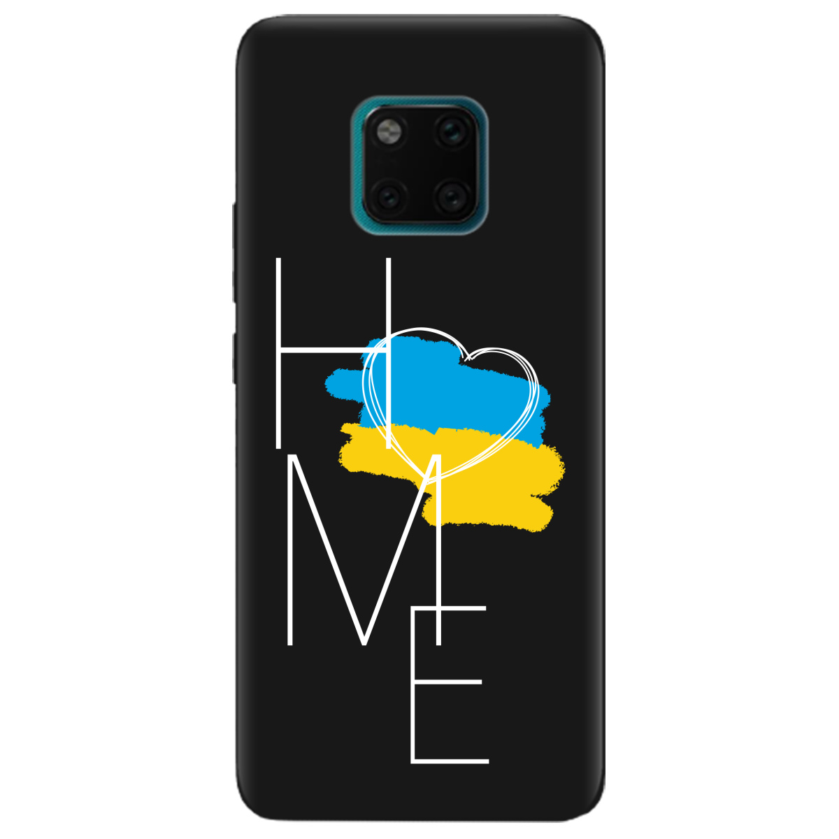 Чехол для Huawei Mate 20 Pro черный матовый soft touch Дім - фото 1 - Чехлы для телефонов