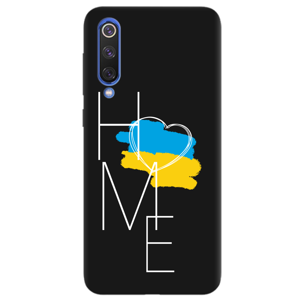 Чехол для Xiaomi Mi 9 черный матовый soft touch Дім - фото 1 - Чехлы для телефонов