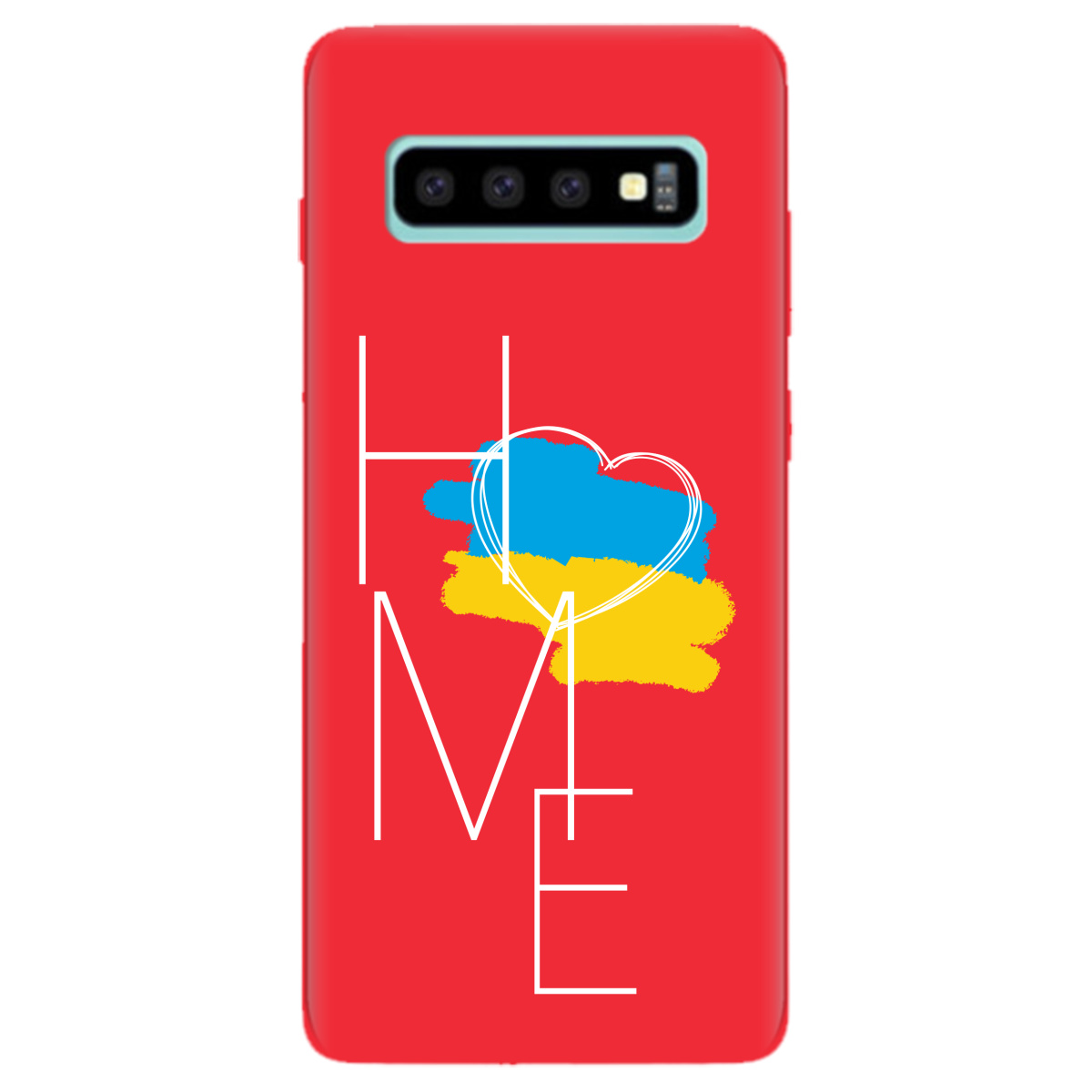 Чехол для Samsung Galaxy S10 Plus ярко-красный матовый soft touch Дім - фото 1 Чехол для Samsung Galaxy S10 Plus ярко-красный матовый soft touch Дім - фото 1 - Чехлы для телефонов