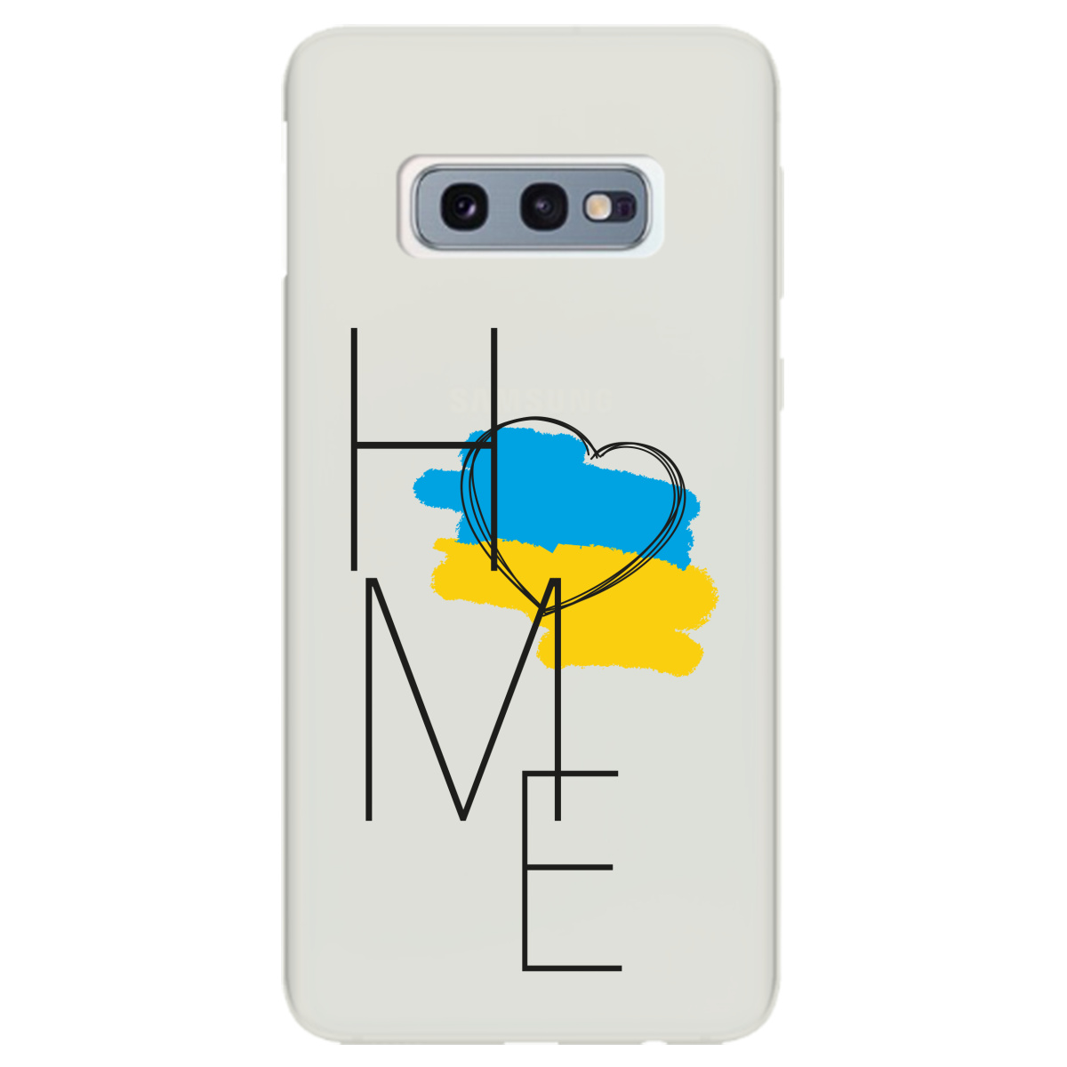 Чохол для Samsung Galaxy S10e напівпрозорий матовий soft touch Home - фото 1 - Чохли для телефонів