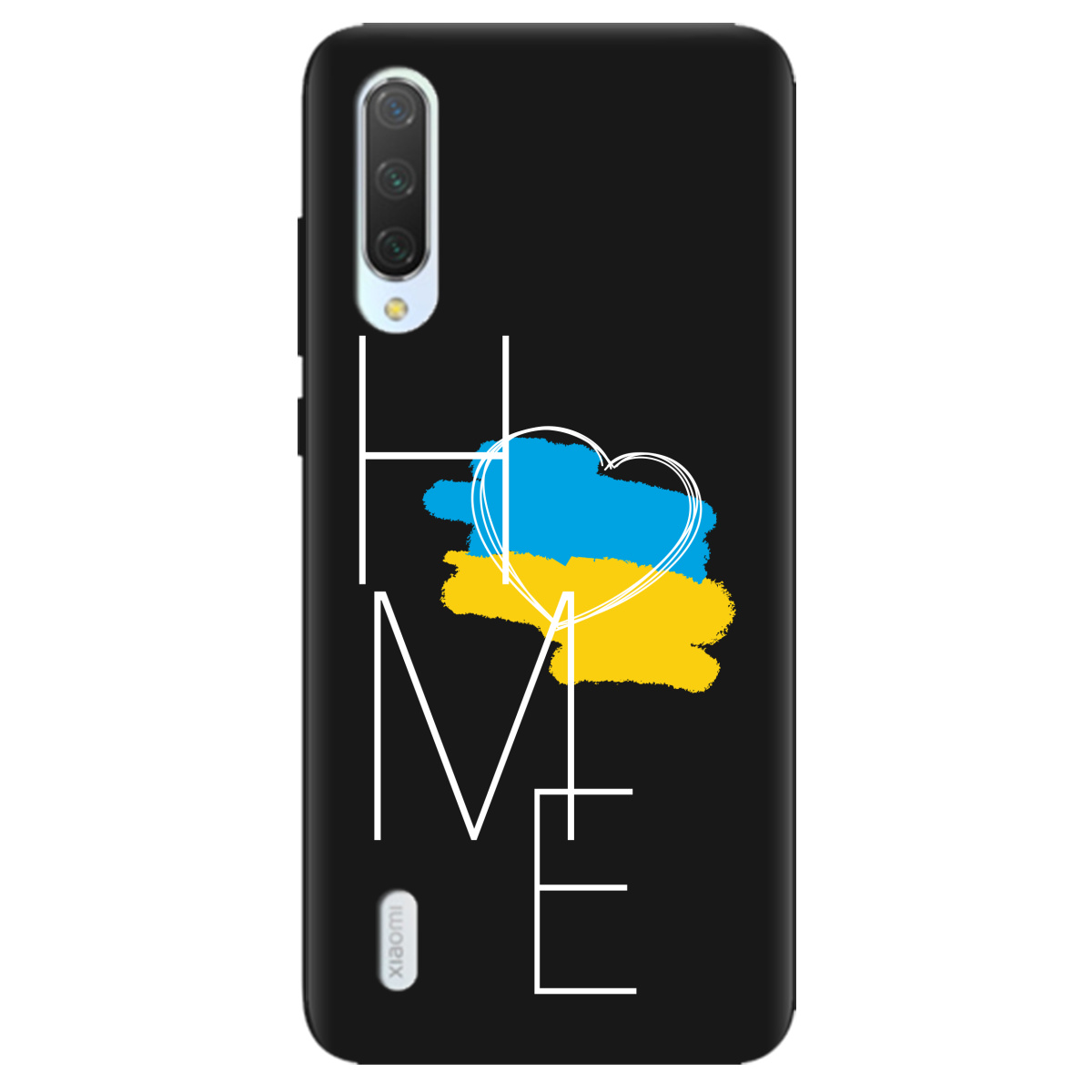 Чохол для Xiaomi Mi A3 чорний матовий soft touch Дім - фото 1 - Чохли для телефонів