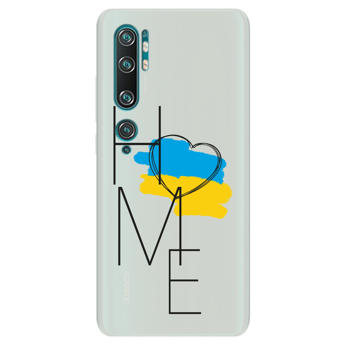 Чехол для Xiaomi Mi Note 10 полупрозрачный матовый soft touch Home - фото 1 - Чехлы для телефонов