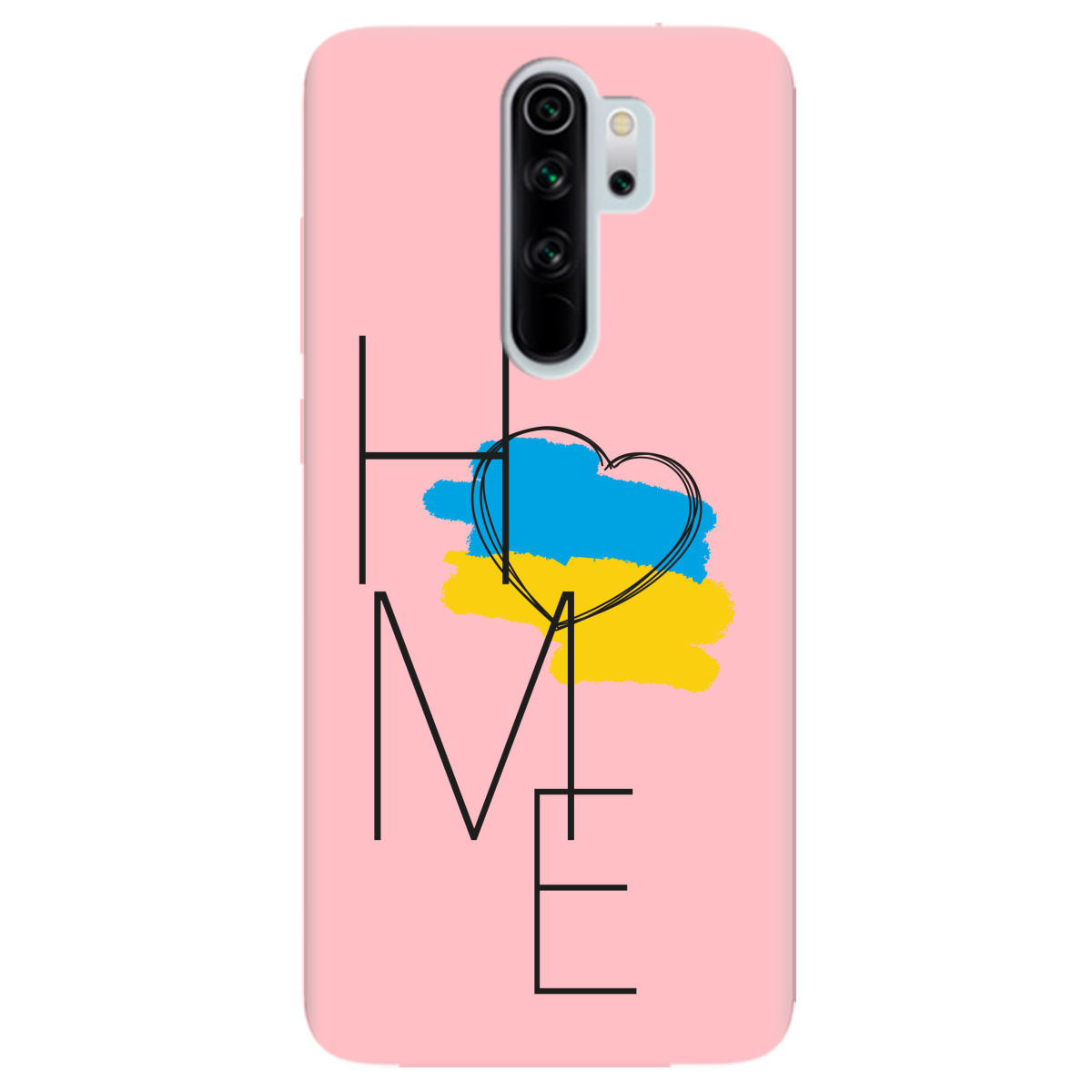 Чехол для Xiaomi Redmi Note 8 Pro нежно-розовый матовый soft touch Home - фото 1 - Чехлы для телефонов