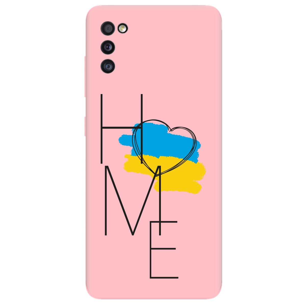 Чохол для Samsung Galaxy A41 ніжно-рожевий матовий soft touch Home - фото 1 - Чохли для телефонів