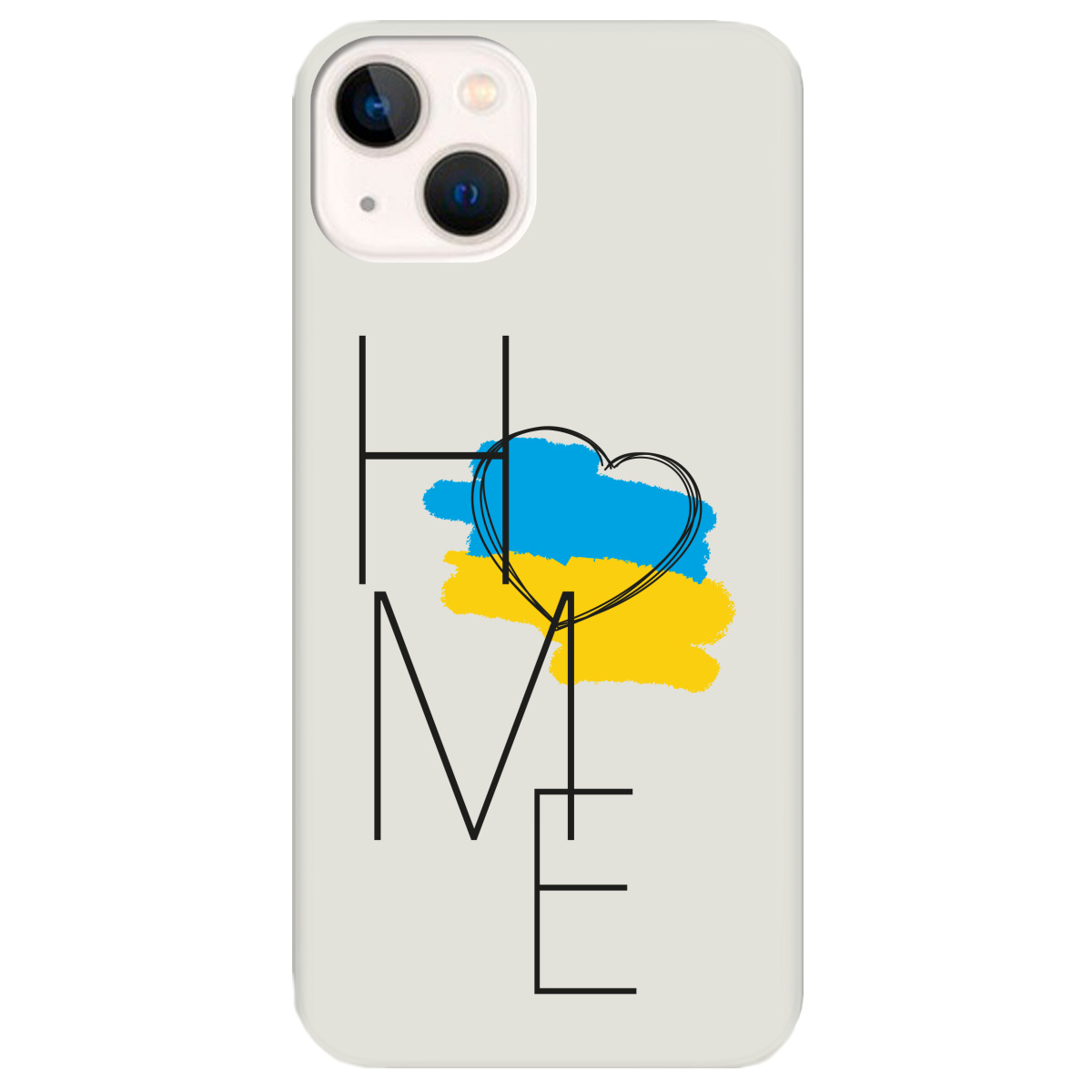 Чохол для Apple iPhone 13 Mini напівпрозорий матовий soft touch Home - фото 1 - Чохли для телефонів