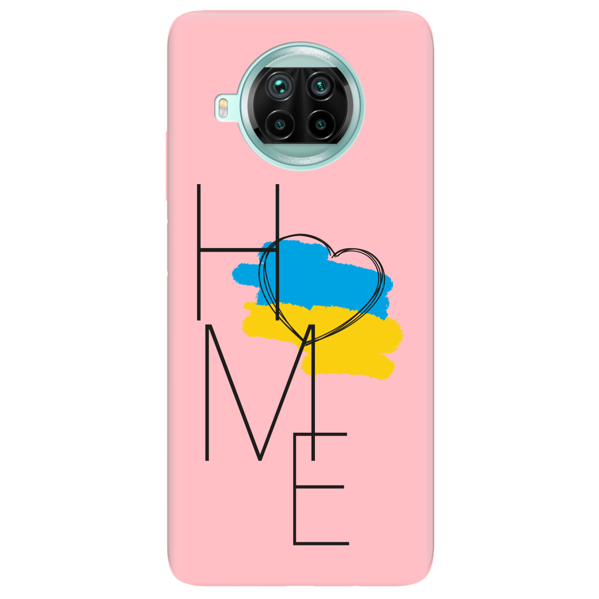 Чохол для Xiaomi Mi 10T Lite ніжно-рожевий матовий soft touch Home - фото 1 - Чохли для телефонів