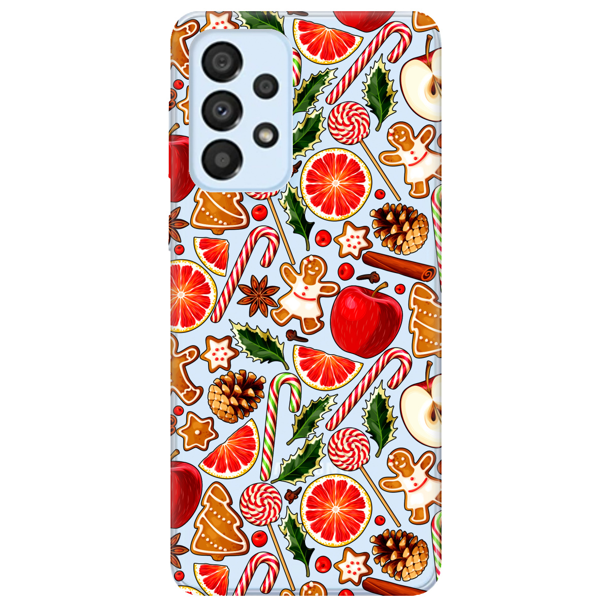 Чохол для Samsung Galaxy A33 Christmas spices - фото 1 Чохол для Samsung Galaxy A33 Christmas spices - фото 1 - Чохли для телефонів