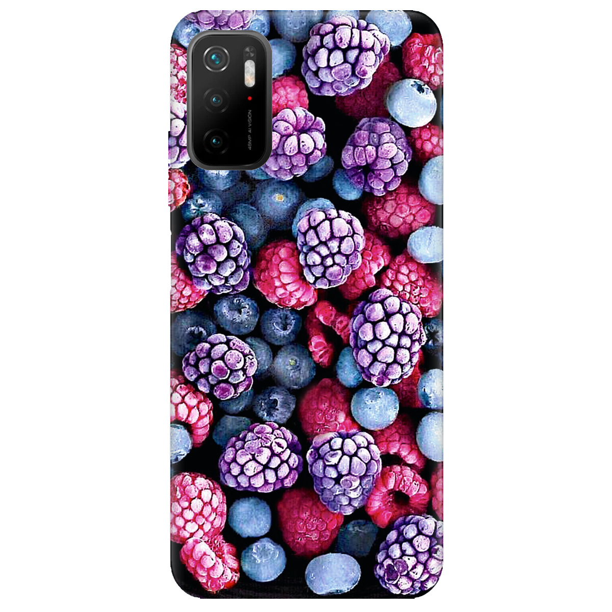 Чохол для Xiaomi Poco M3 Pro Frosty berry - фото 1 Чохол для Xiaomi Poco M3 Pro Frosty berry - фото 1 - Чохли для телефонів