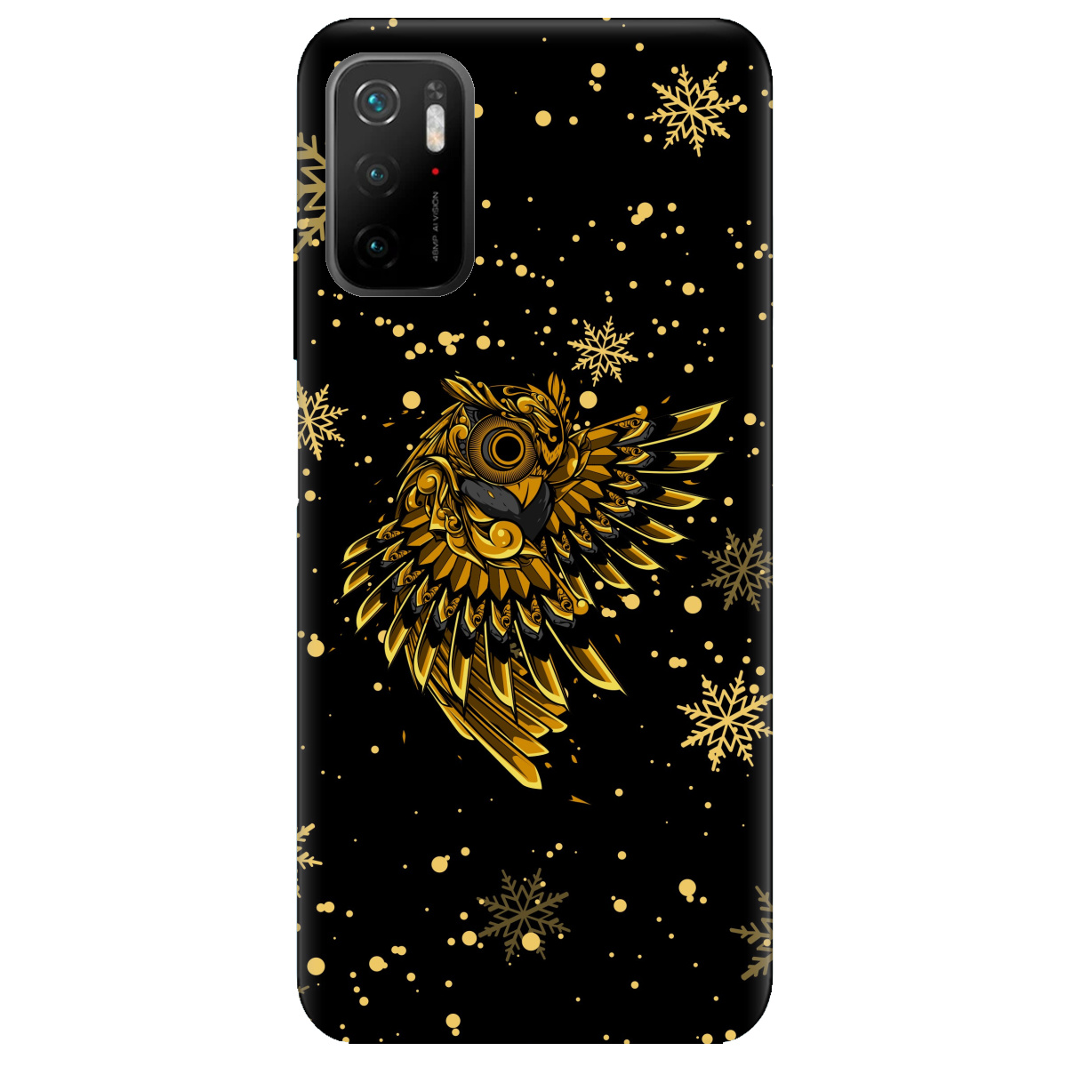 Чехол для Xiaomi Poco M3 Pro Gold sova - фото 1 Чехол для Xiaomi Poco M3 Pro Gold sova - фото 1 - Чехлы для телефонов