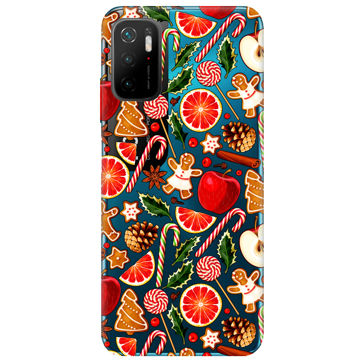 Чехол для Xiaomi Poco M3 Pro Christmas spices - фото 1 Чехол для Xiaomi Poco M3 Pro Christmas spices - фото 1 - Чехлы для телефонов