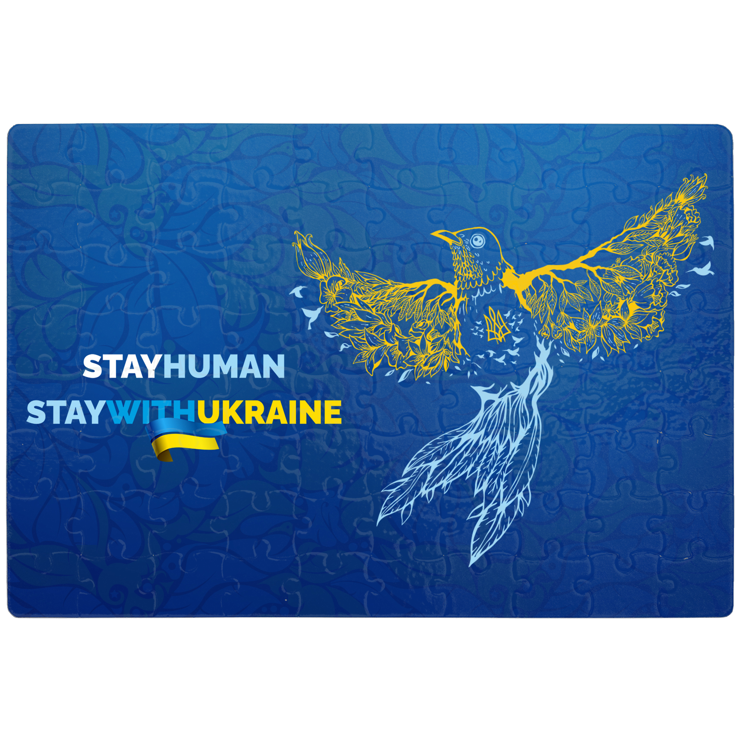 Пазл A4 на 80 элементов (29x20 см) Stay with Uktaine - фото 1 - Пазлы