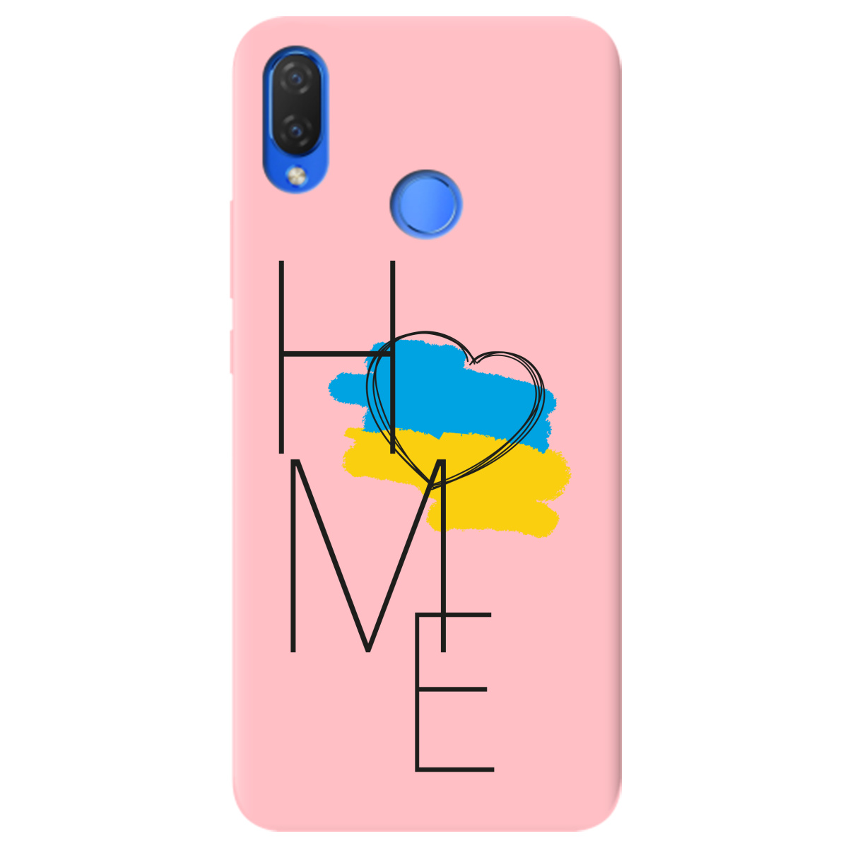 Чохол для Huawei P Smart Plus ніжно-рожевий матовий soft touch Home - фото 1 Чохол для Huawei P Smart Plus ніжно-рожевий матовий soft touch Home - фото 1 - Чохли для телефонів