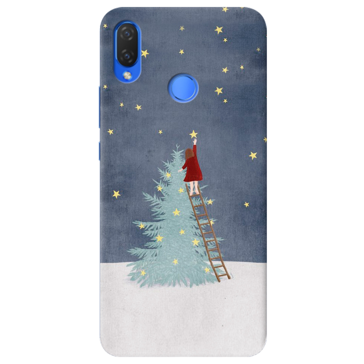 Чохол для Huawei P Smart Plus Girlwithstar - фото 1 Чохол для Huawei P Smart Plus Girlwithstar - фото 1 - Чохли для телефонів