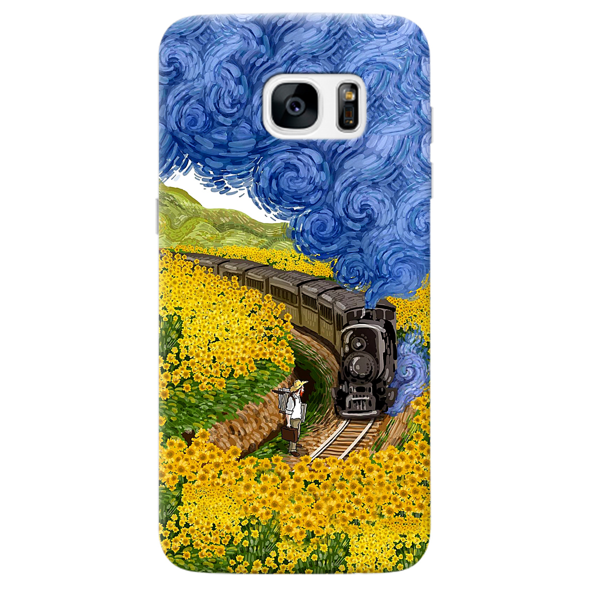 Чохол для Samsung Galaxy S7 Edge Train - фото 1 - Чохли для телефонів