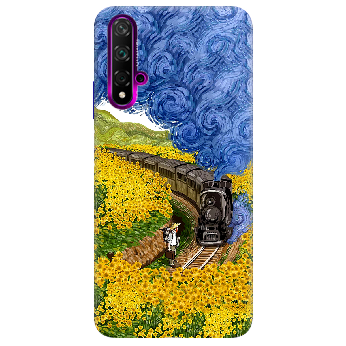 Чехол для Huawei Nova 5T Train - фото 1 - Чехлы для телефонов