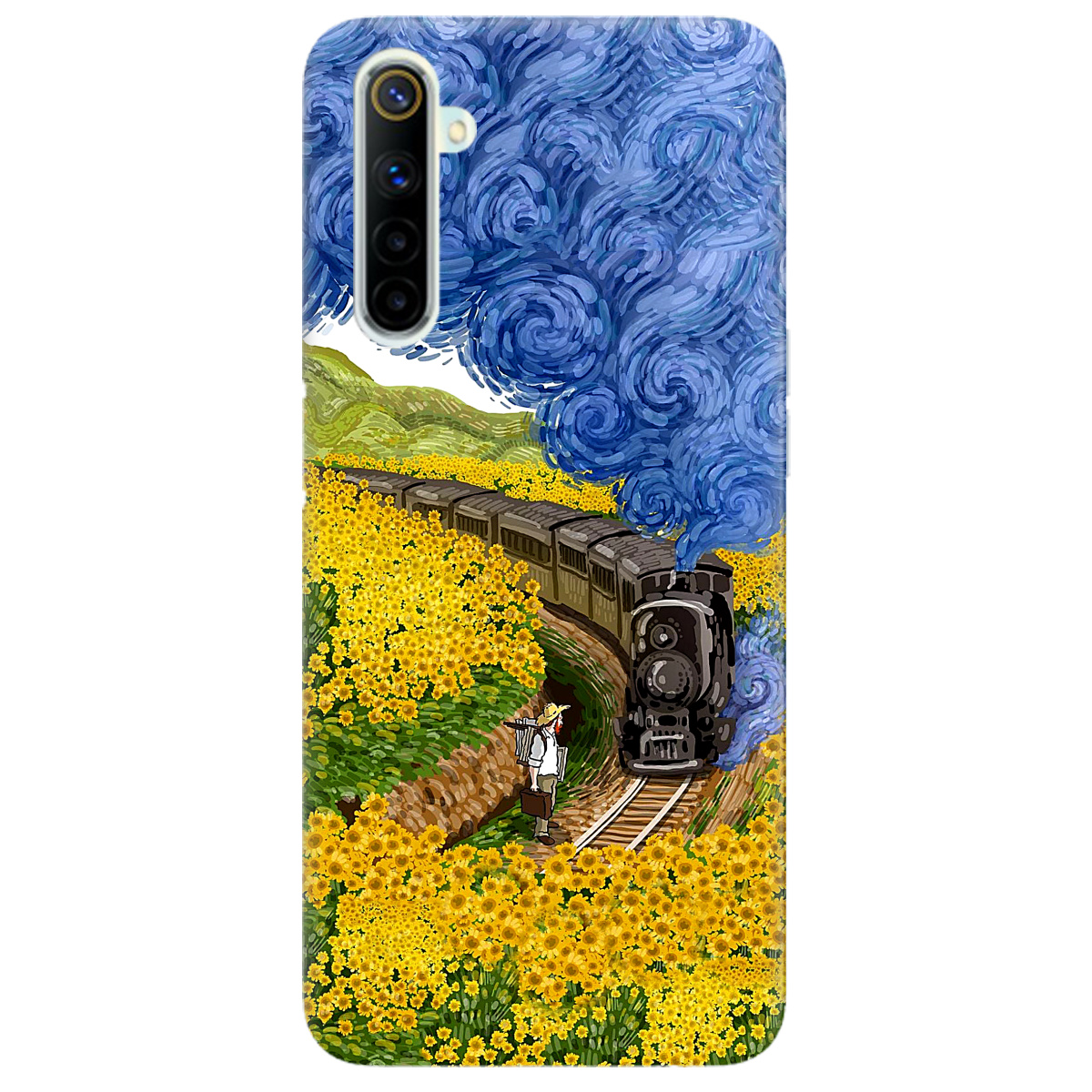 Чехол для Realme 6 Train - фото 1 - Чехлы для телефонов