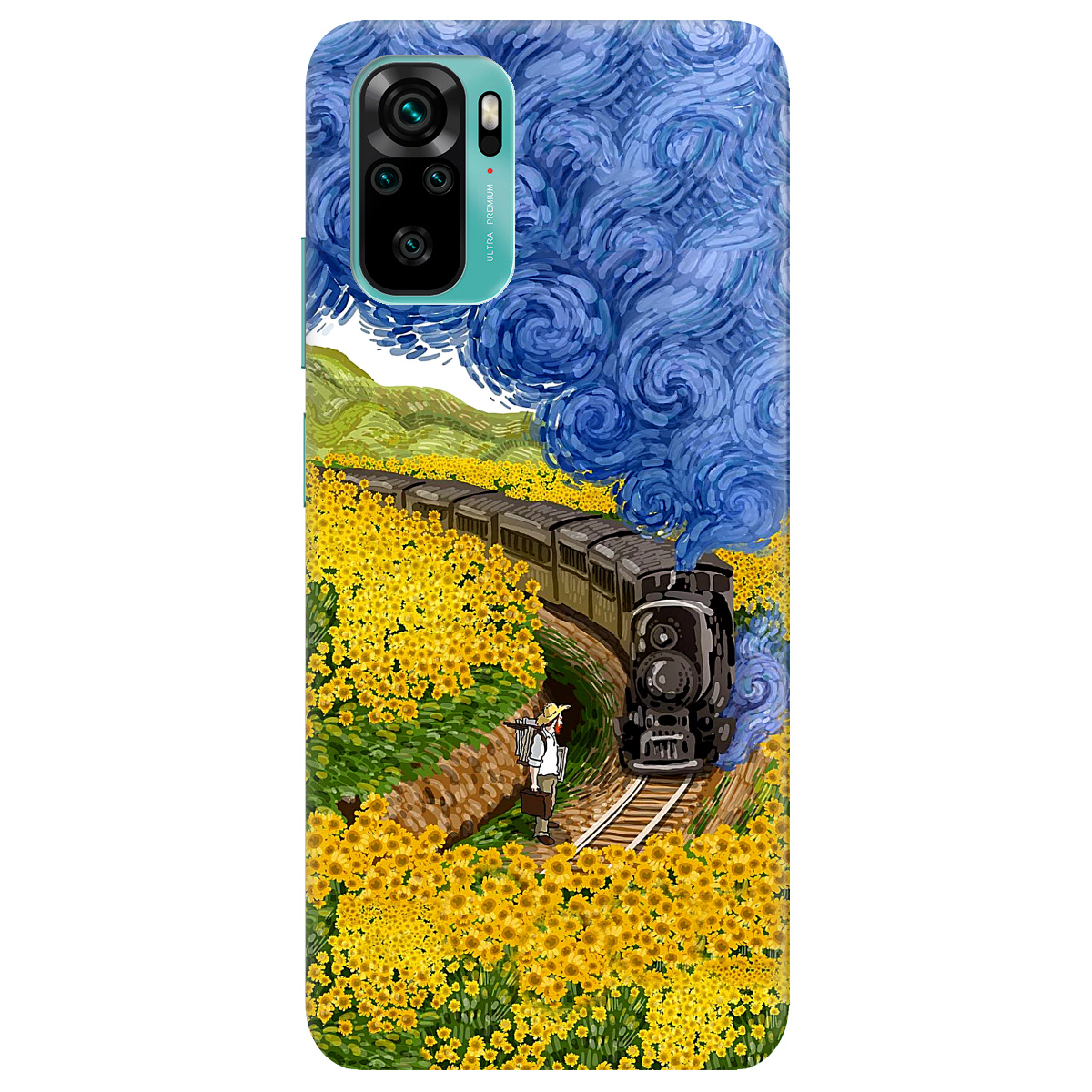 Чехол для Xiaomi Redmi Note 10s Train - фото 1 - Чехлы для телефонов