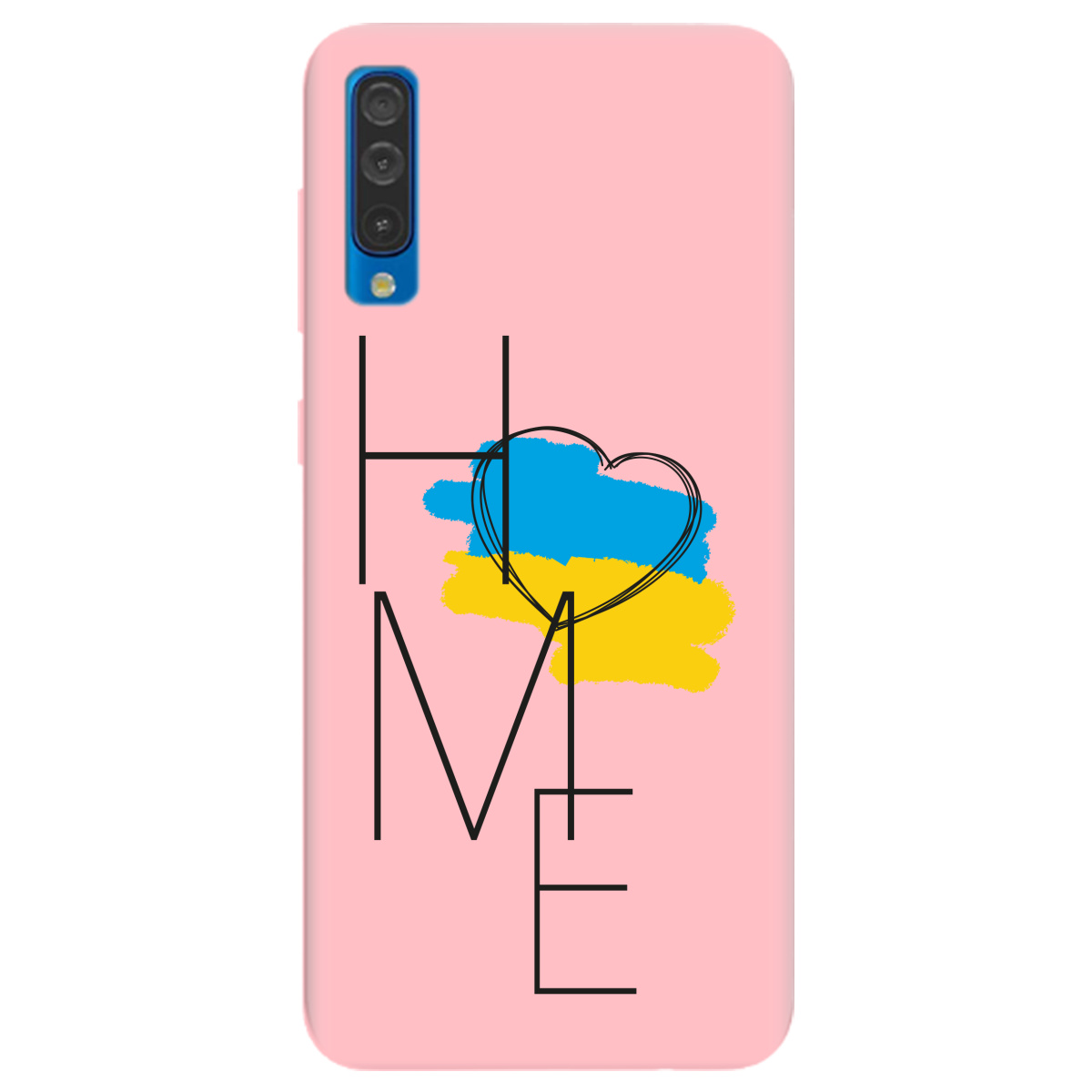 Чохол для Samsung Galaxy A50 ніжно-рожевий матовий soft touch Home - фото 1 Чохол для Samsung Galaxy A50 ніжно-рожевий матовий soft touch Home - фото 1 - Чохли для телефонів